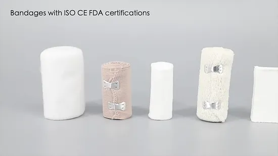 Mdr CE Approved China Hengfeng Hemostasis Woven Elastic Crepe Bandage Without Disinfection 