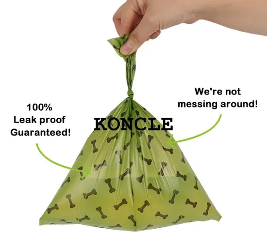Biodegradable Doggy Poo Waste Trash Bags for Pet Dog Poop Bag Pet Cleaning 