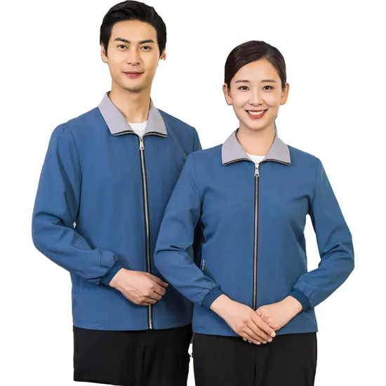 Property Custom Made Large Size Hotel Cleaning Rooms Autumn and Winter Dress Long Sleeve Cleaning Work Clothes 