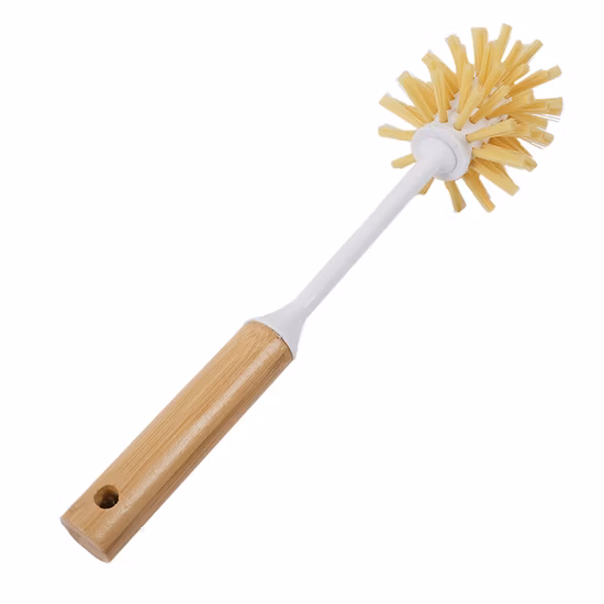 Wood Bamboo Handle Kitchen Cleaning Brushes for Pot Pan Long Bottles Washing Brush